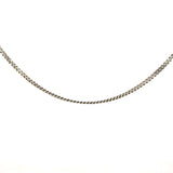 Curb Link Chain in Stirling Silver