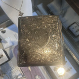Intricate Cigarette Case Sterling Silver