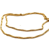 Gold Twist Rope Chain