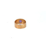 Antique Amethyst Band in 15ct Yellow Gold