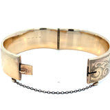 9ct Gold Bonded Cuff Bangle