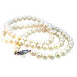 Travel Pearl Necklace - Simulated