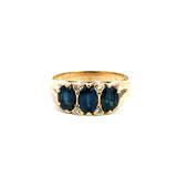 Vintage Sapphire Diamond Ring