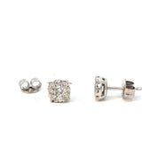 Diamond Cluster Earrings