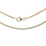 18ct Yellow Gold Box Wheatsheaf Link Chain