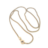 18ct Yellow Gold Box Wheatsheaf Link Chain