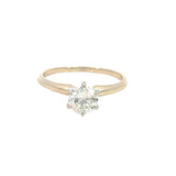 Diamond Solitaire Ring  in 14ct Yellow Gold - 1.04 carats