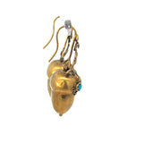 Victorian Turquoise Acorn Earrings