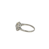 Antique Diamond 3 Stone Ring in Platinum