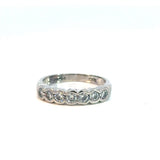 7 Stone Diamond Band in Platinum