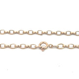 Oval Belcher Chain 9ct Yellow Gold
