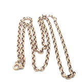 Oval Belcher Chain 9ct Yellow Gold