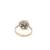 Antique Old European Cut Diamond Cluster Ring