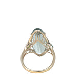 Mint Quartz Diamond Ring