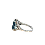 London Blue Topaz  Diamond Ring