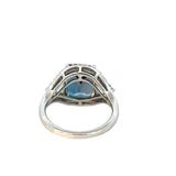 London Blue Topaz  Diamond Ring