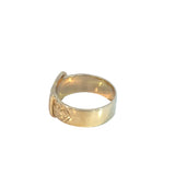 Buckle Ring in 9ct Yellow Gold