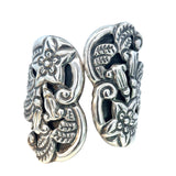 Silver Mexican Clamper Bracelet