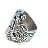 Silver Mexican Clamper Bracelet