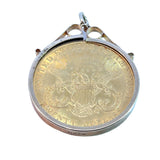 Collectable 1904 Liberty Head $20 Coin Pendant