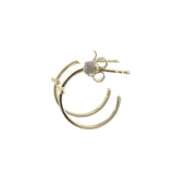 Diamond Hoop Earrings