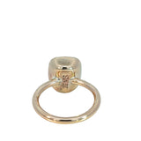 Green Tourmaline Ring in Yellow Gold