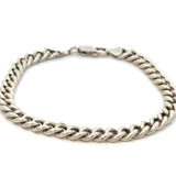 Curb Link Bracelet in Sterling Silver