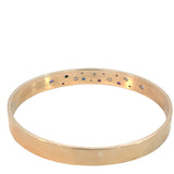Multi Gemstone Diamond Bangle