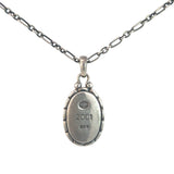 Georg Jensen Oval Pendant Necklace