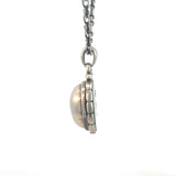 Georg Jensen Oval Pendant Necklace