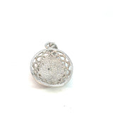 Cabochon Amethyst Pendant in Sterling Silver