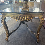 Antique Italian Black Marble Table