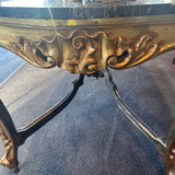 Antique Italian Black Marble Table