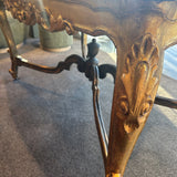 Antique Italian Black Marble Table