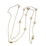 Italian 18ct Yellow Gold Ball Necklace