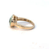 Stunning Chromium Diopside Enamel Ring