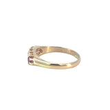 Ruby Diamond London Bridge Ring