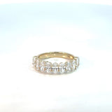 Half Eternity Oval Lab Grown Diamond Ring - 2.15ct