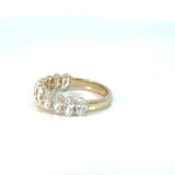 Half Eternity Oval Lab Grown Diamond Ring - 2.15ct