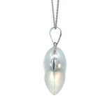 Sterling Silver Puff Heart Pendant