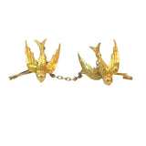 Pair Edwardian Swallow Brooch