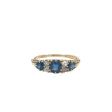 Sapphire Diamond Ring 18ct