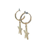 Huggie Star Earrings