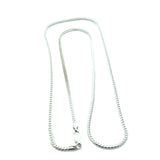 Sterling Silver Franco Chain Necklace - 50cm