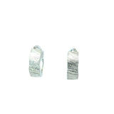 Textured Surface Huggie Earrings