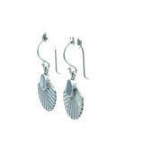 Mother of Pearl Fan Earrings