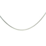 Sterling Silver Franco Chain Necklace - 45cm