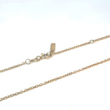 Adjustable 45cm Cable Link Chain in 9ct Yellow Gold
