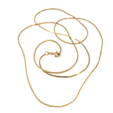 Wheat Snake Necklace in 18ct Yellow Gold