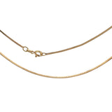 Wheat Snake Necklace in 18ct Yellow Gold